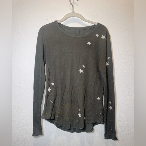 Chaser Gray Star Long Sleeve Tee - Picture 4 of 8